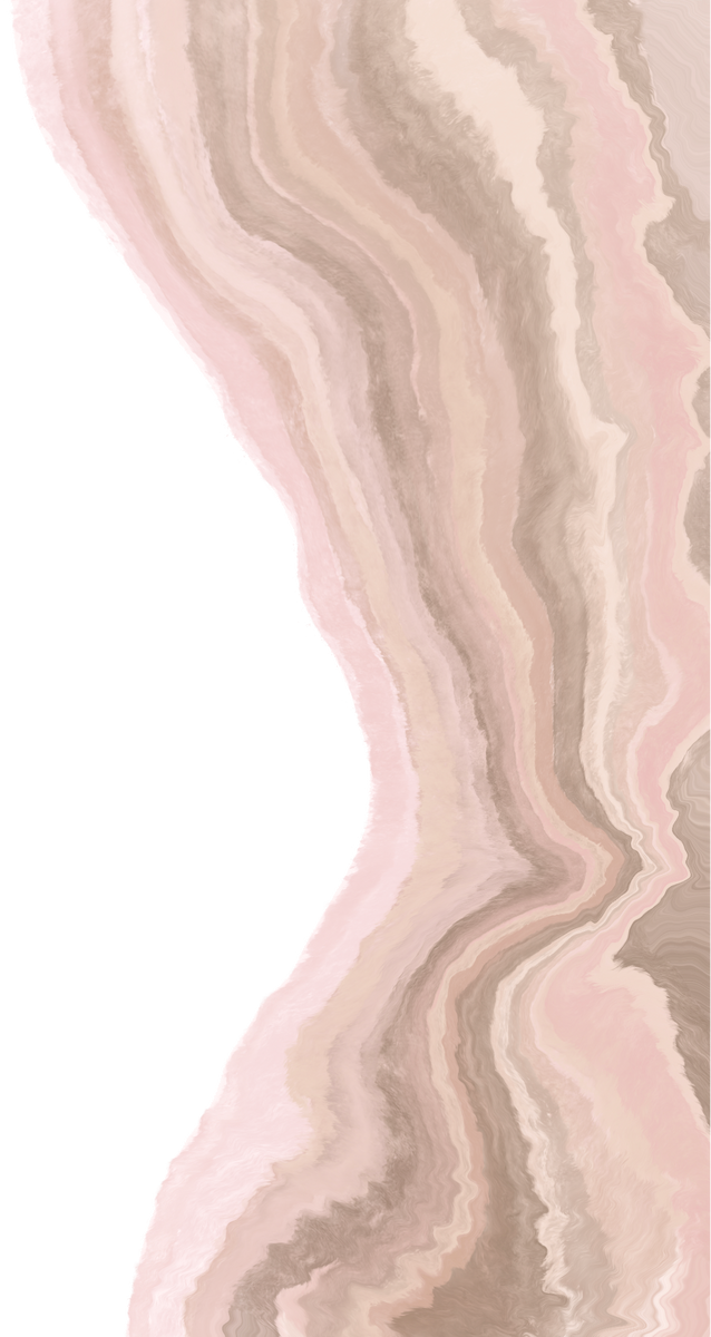 Marbleized Geode Nude Brown and Pink Swirl Accent Border